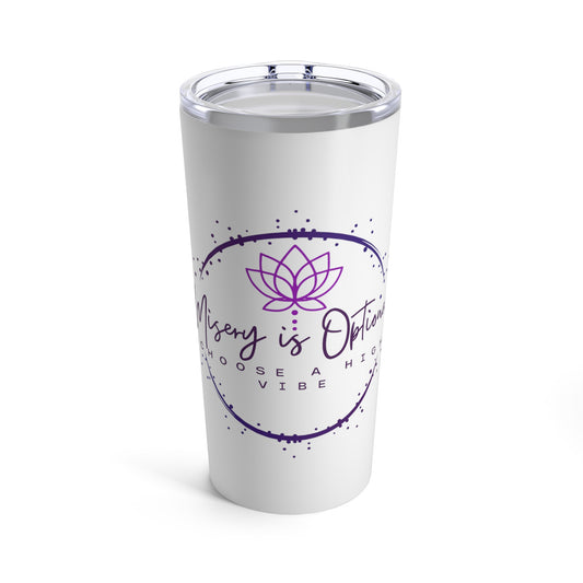 Hydrate with Happiness - 20oz Inspirational Tumbler Water Bottle