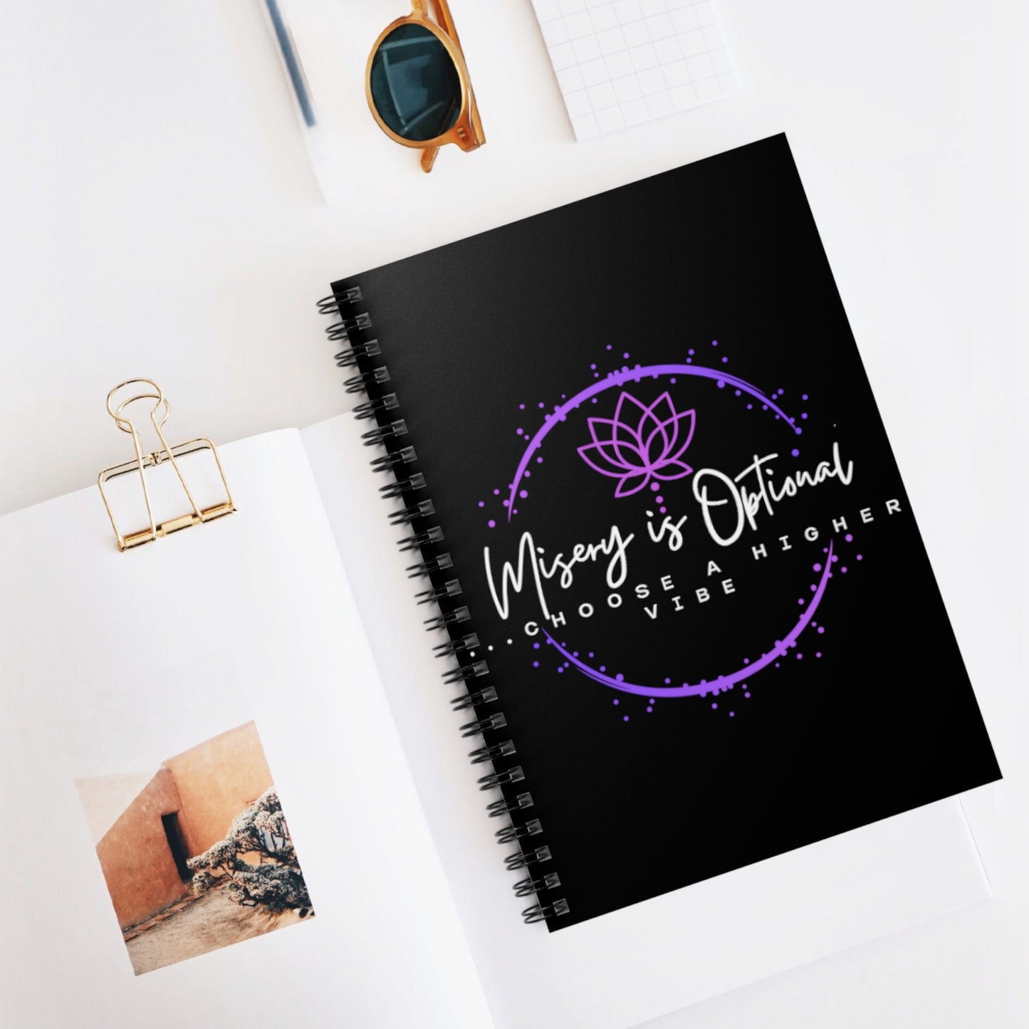 Dreams & Plans - Inspirational Spiral Notebook